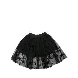 Stella McCartney Star-Patterned Black Tulle Skirt Size 4 excellent Condition